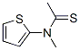 Ethanethioamide,  N-methyl-N-2-thienyl- Struktur