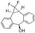 Dibenzo[a,e]cyclopropa[c]cyclohepten-6-ol, 1,1-difluoro-1,1a,6,10b-tetrahydro-, (1a.alpha.,6.beta.,10b.alpha.)- Struktur