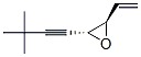 Oxirane, 2-(3,3-dimethyl-1-butynyl)-3-ethenyl-, trans- (9CI) Structure