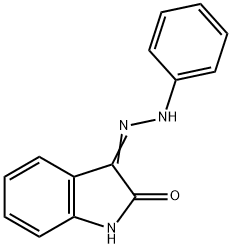 3-(2-phenylhydrazinyl)indol-2-one Struktur