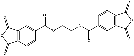 Ethylene glycol bis(4-trimellitate anhydride) Struktur