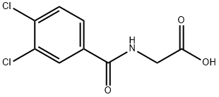 2-[(3,4-DICHLOROBENZOYL)AMINO]ACETIC ACID Struktur