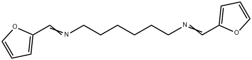 N,N'-difurfurylidenehexane-1,6-diamine Struktur