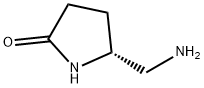 (R)-5-AMINOMETHYL-PYRROLIDIN-2-ONE Structure