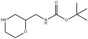 2-N-BOC-AMINOMETHYLMORPHOLINE
 Struktur