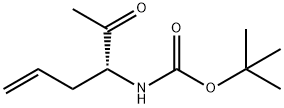 Carbamic acid, (1-acetyl-3-butenyl)-, 1,1-dimethylethyl ester, (R)- (9CI) Struktur