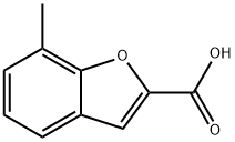 7-METHYL-1-BENZOFURAN-2-CARBOXYLIC ACID Struktur