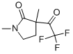 2-Pyrrolidinone, 1,3-dimethyl-3-(trifluoroacetyl)- (9CI) Struktur