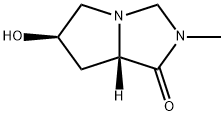 1H-Pyrrolo[1,2-c]imidazol-1-one,hexahydro-6-hydroxy-2-methyl-,(6R-cis)-(9CI) Struktur