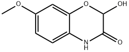 2H-1,4-Benzoxazin-3(4H)-one, 2-hydroxy-7-methoxy-, 17359-53-4, 結構式