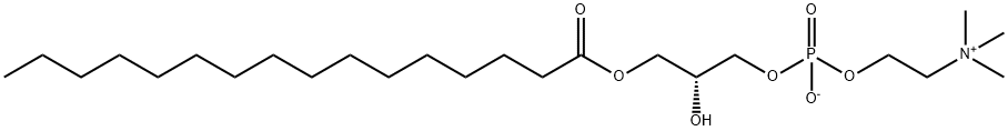 1-PALMITOYL-SN-GLYCERO-3-PHOSPHOCHOLINE Struktur