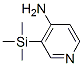 Pyridine, 4-amino-3-(trimethylsilyl)- (8CI) Struktur