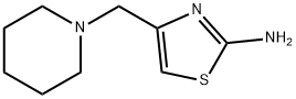 4-(PIPERIDIN-1-YLMETHYL)-1,3-THIAZOL-2-AMINE Struktur