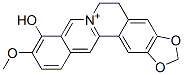 10-Methoxy-5,6-dihydrobenzo[g]-1,3-benzodioxolo[5,6-a]quinolizinium-9-ol Struktur