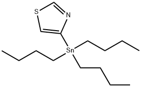 4-(TRIBUTYLSTANNYL)THIAZOLE Struktur