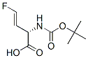 3-Butenoicacid,2-[[(1,1-dimethylethoxy)carbonyl]amino]-4-fluoro-,[S-(E)]- Struktur