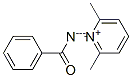 N-Benzoyl-2,6-dimethyl-1-azoniabenzene-1-amineanion Struktur