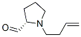 2-Pyrrolidinecarboxaldehyde, 1-(3-butenyl)-, (2S)- (9CI) Struktur