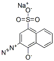 1-hydroxy-4-sulphonatonaphthalene-2-diazonium, sodium salt Struktur