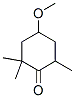 4-Methoxy-2,2,6-trimethylcyclohexanone Struktur