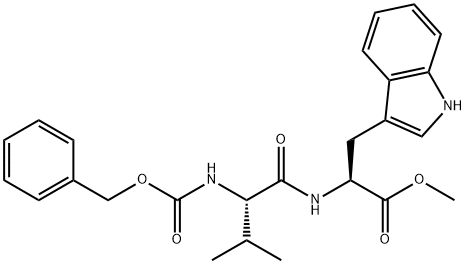 Z-VAL-TRP-OME Struktur