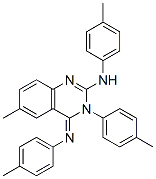 3,4-Dihydro-6-methyl-N,3-bis(p-tolyl)-4-(p-tolylimino)-2-quinazolinamine Struktur