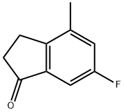 6-氟-4-甲基-1-茚酮, 174603-42-0, 結(jié)構(gòu)式