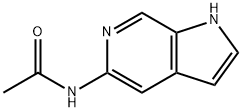 AcetaMide, N-1H-pyrrolo[2,3-c]pyridin-5-yl- Structure