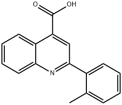 2-(2-METHYLPHENYL)QUINOLINE-4-CARBOXYLIC ACID Struktur