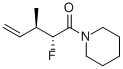 Piperidine, 1-(2-fluoro-3-methyl-1-oxo-4-pentenyl)-, (R*,R*)- (9CI) Struktur