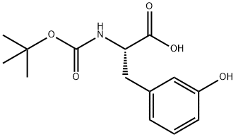 N-Boc-3-hydroxy-DL-phenylalanine Struktur