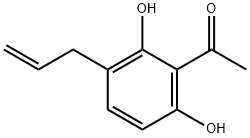 1-(3-ALLYL-2,6-DIHYDROXYPHENYL)ETHAN-1-ONE Struktur