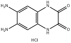 6,7-DIAMINOQUINOXALINE-2,3-DIONE, DIHYDROCHLORIDE Struktur