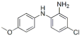 4-Chloro-N-(4-methoxyphenyl)-1,2-benzenediamine Struktur