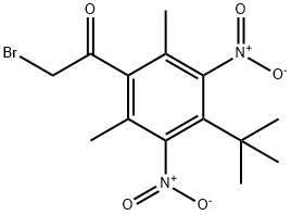 4-(TERT-BUTYL)-2,6-DIMETHYL-3,5-DINITROPHENACYL BROMIDE Struktur