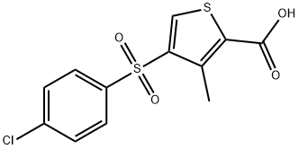 4-[(4-CHLOROPHENYL)SULFONYL]-3-METHYLTHIOPHENE-2-CARBOXYLIC ACID price.