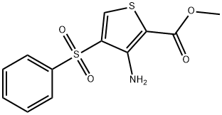 METHYL 3-AMINO-4-(PHENYLSULFONYL)THIOPHENE-2-CARBOXYLATE price.