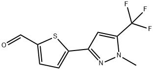 2-[1-METHYL-5-(TRIFLUOROMETHYL)PYRAZOL-3-YL]-THIOPHENE-5-CARBOXALDEHYDE price.