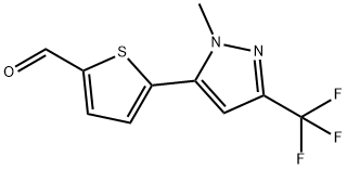 2-[1-METHYL-3-(TRIFLUOROMETHYL)PYRAZOL-5-YL]-THIOPHENE-5-CARBOXALDEHYDE price.