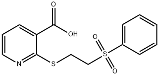 2-[2-(PHENYLSULFONYL)ETHYLTHIO]NICOTINIC ACID price.