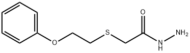 (2-PHENOXYETHYLTHIO)ACETIC ACID HYDRAZIDE Struktur