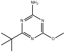 2-AMINO-4-(TERT-BUTYL)-6-METHOXY-1,3,5-TRIAZINE Struktur