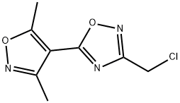 3-(CHLOROMETHYL)-5-(3,5-DIMETHYLISOXAZOL-4-YL)-1,2,4-OXADIAZOLE price.