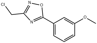 3-(CHLOROMETHYL)-5-(3-METHOXYPHENYL)-1,2,4-OXADIAZOLE price.