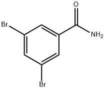 3,5-ジブロモベンズアミド 化學(xué)構(gòu)造式