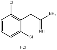 2-(2,6-DICHLOROPHENYL)ETHANIMIDAMIDE HYDROCHLORIDE Struktur