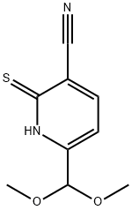 6-(DIMETHOXYMETHYL)-2-MERCAPTONICOTINONITRILE Structure