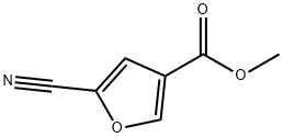 3-Furancarboxylicacid,5-cyano-,methylester(9CI) Struktur