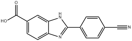 2-(4-Cyanophenyl)-1H-benzimidazole-5-carboxylic acid