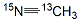 ACETONITRILE-2-13C,15N Struktur